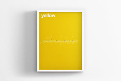 Yellow Line Map / DC Metro
