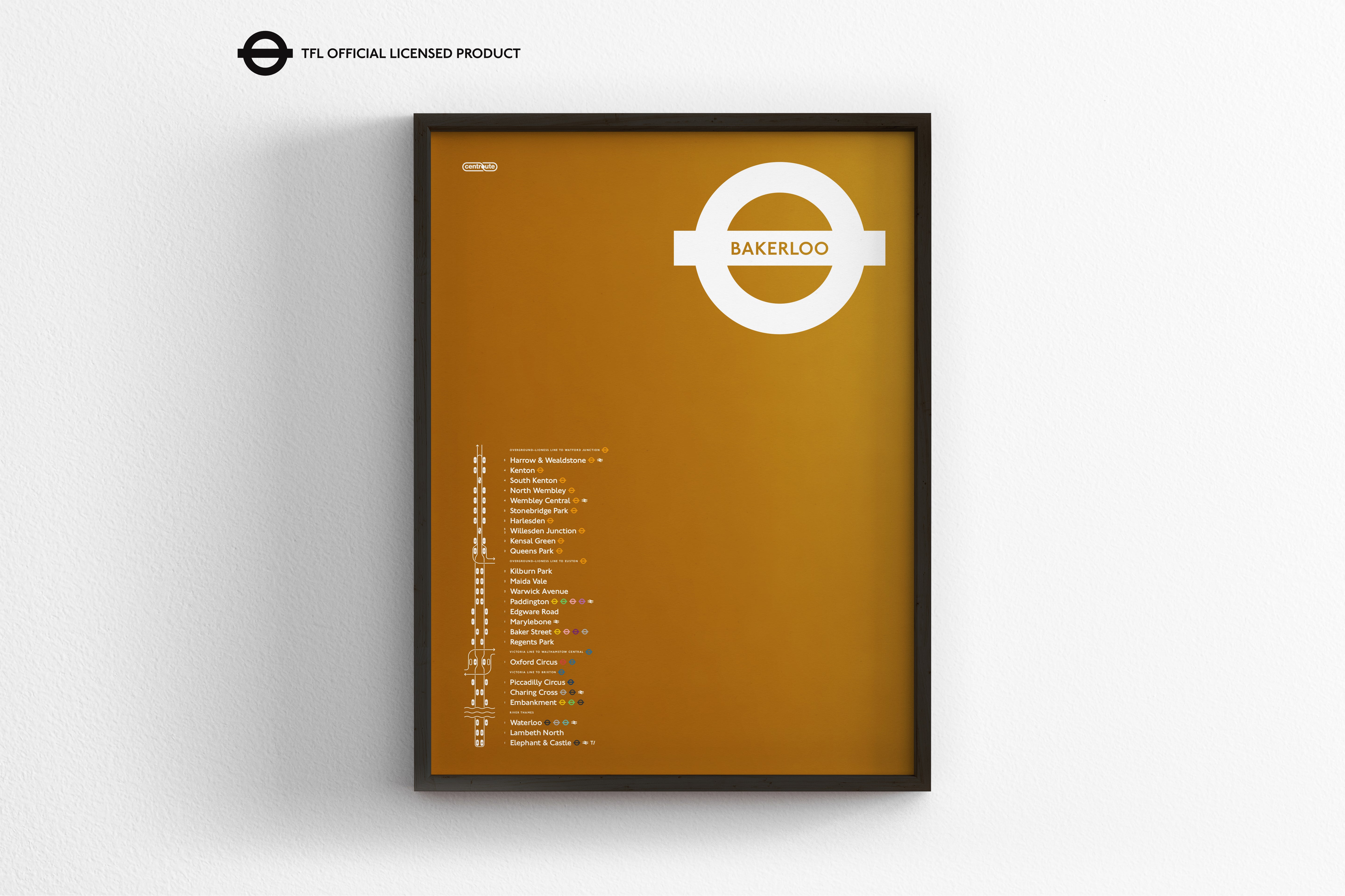 Bakerloo Line Map / London Underground