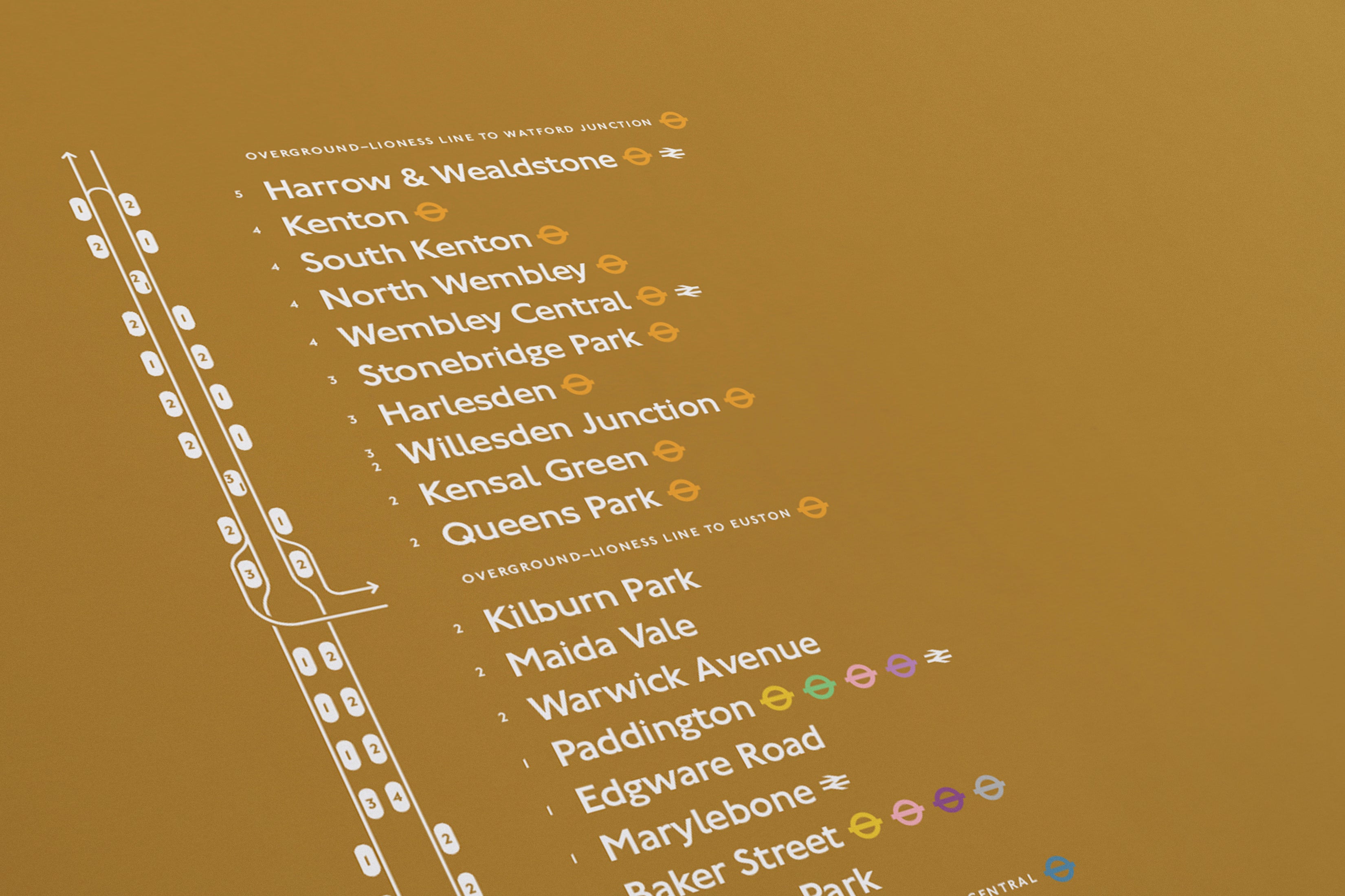 Bakerloo Line Map / London Underground