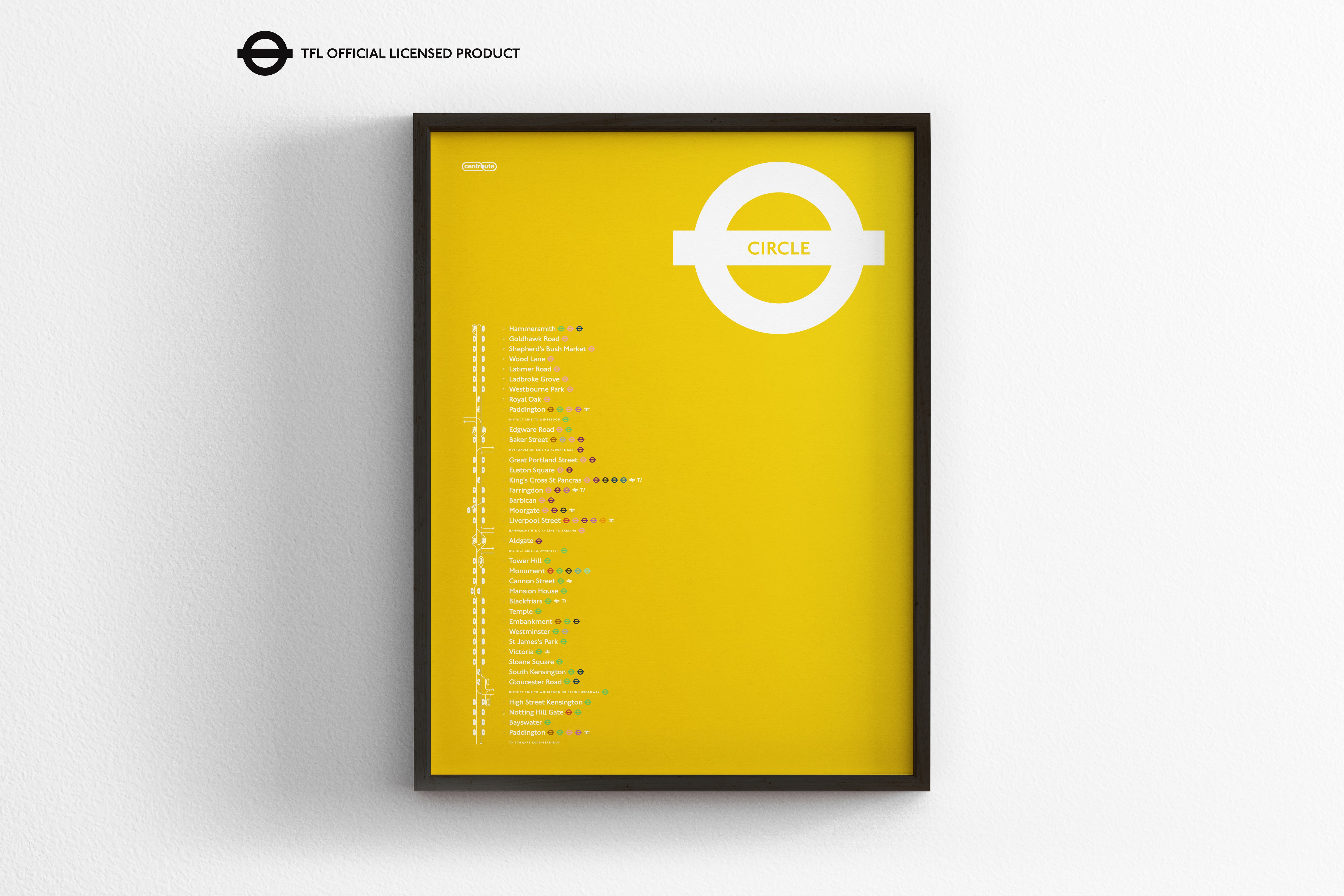 Circle Line Map / London Underground