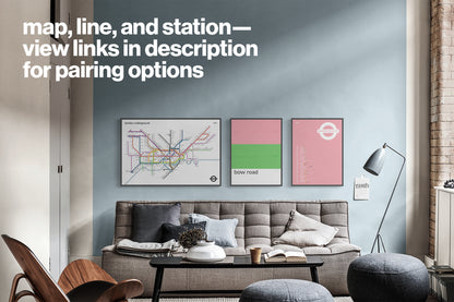 Hammersmith & City Line Platform Print – London Underground