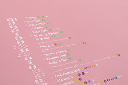 Hammersmith & City Line Map / London Underground