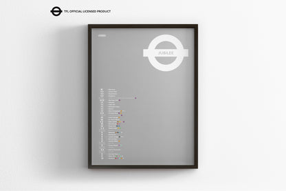 Jubilee Line Map / London Underground