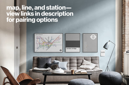 Jubilee Line Map / London Underground