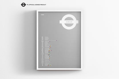 Jubilee Line Map / London Underground