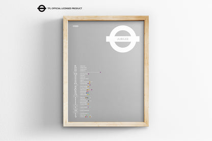 Jubilee Line Map / London Underground