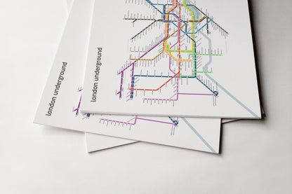London Underground Tube Map / Light Mode System Map / Horizontal