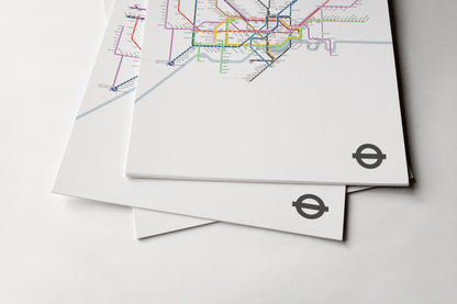London Underground / Light Mode System Map / Vertical