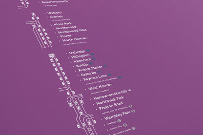 Metropolitan Line Map / London Underground