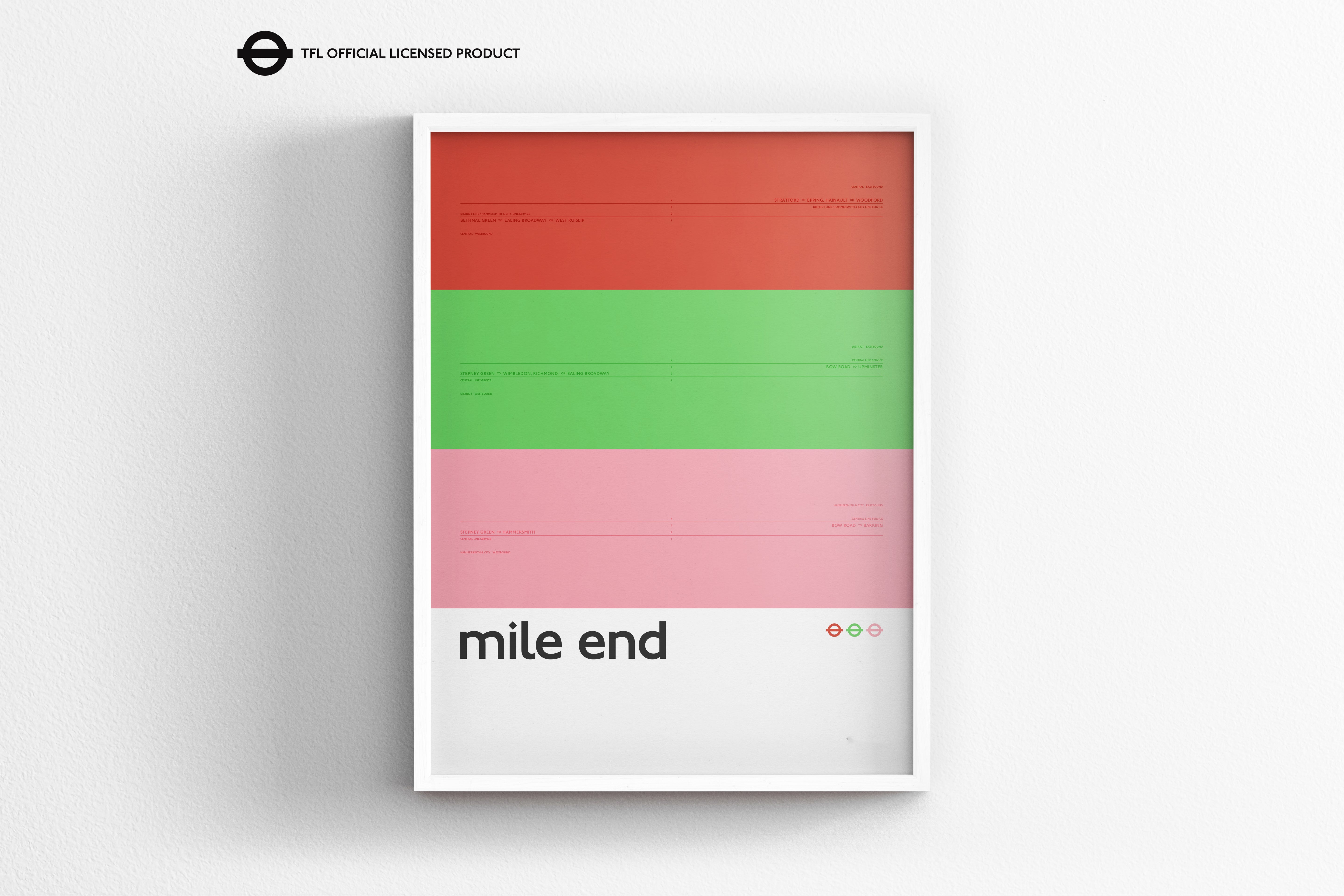 Mile End Station / London Underground