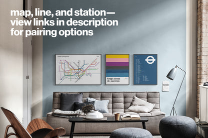 Piccadilly Line Map / London Underground