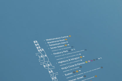 Victoria Line Tube Map / London Underground