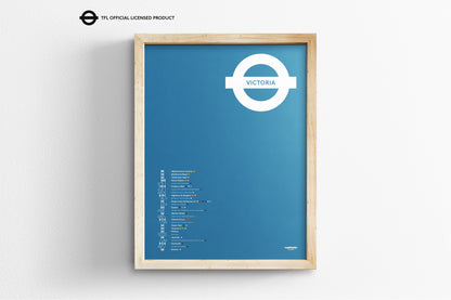 Victoria Line Tube Map / London Underground
