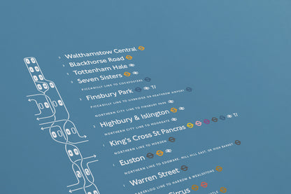 Victoria Line Tube Map / London Underground