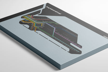 LIRR Long Island Rail Road / Dark Mode System Map