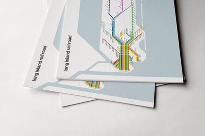 LIRR Long Island Rail Road / Light Mode System Map