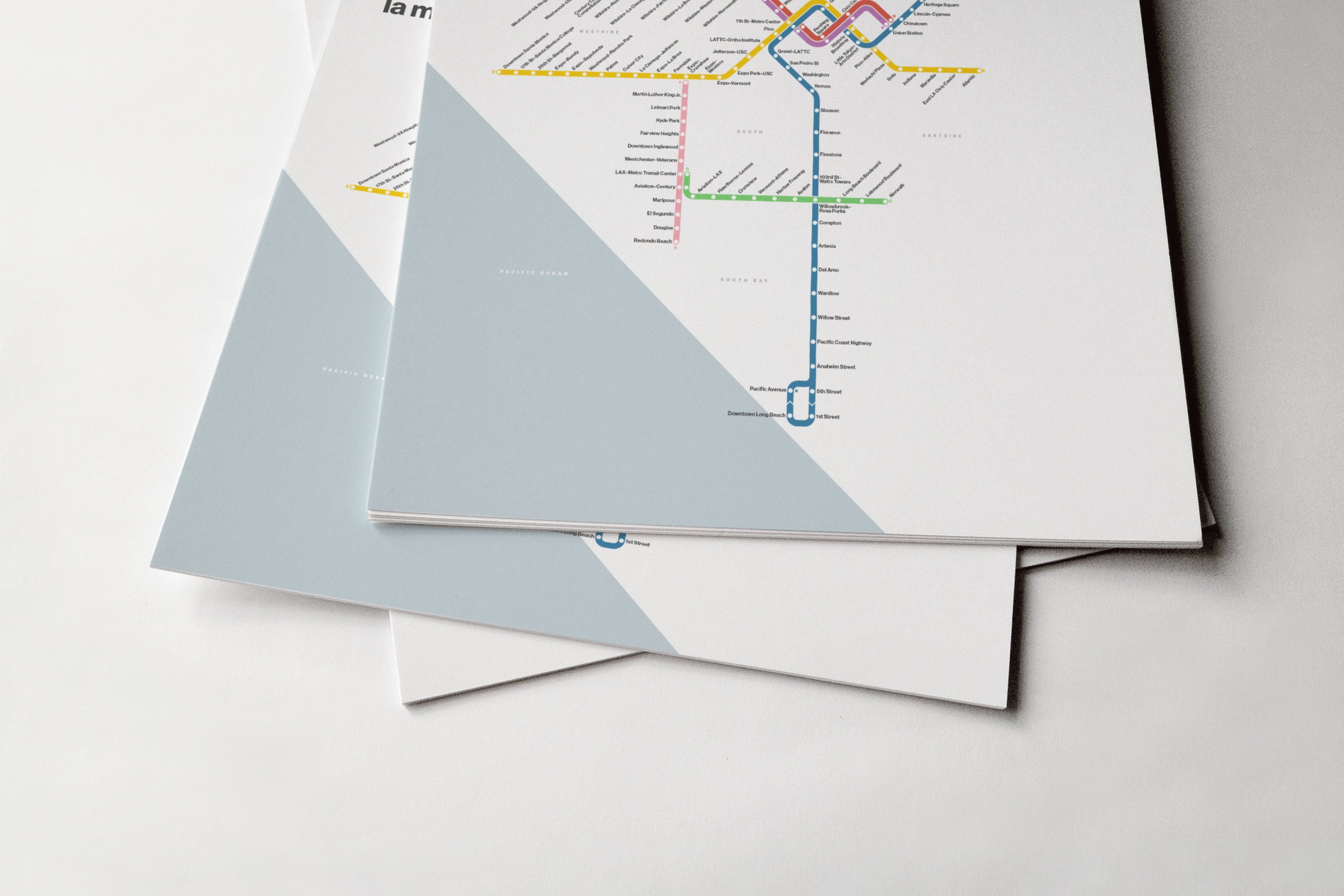 LA Metro Rail / Light Mode System Map