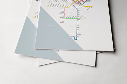 LA Metro Rail / Light Mode System Map