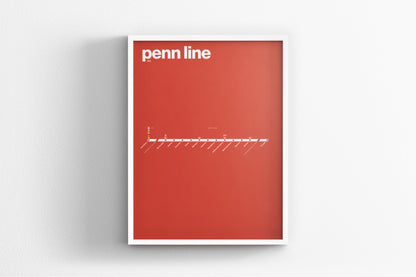Penn Line Map / MARC