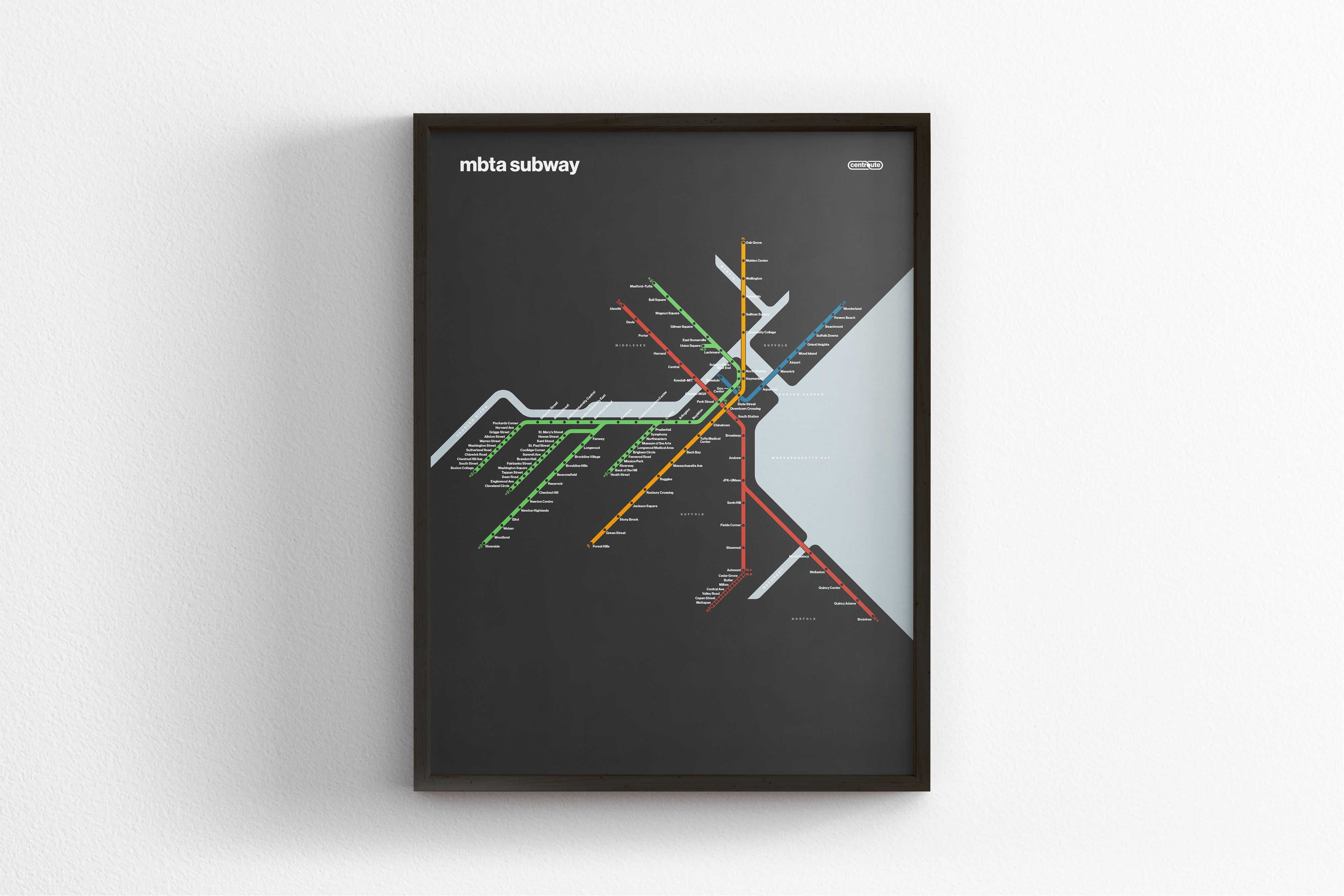 Boston T / Dark Mode System Map