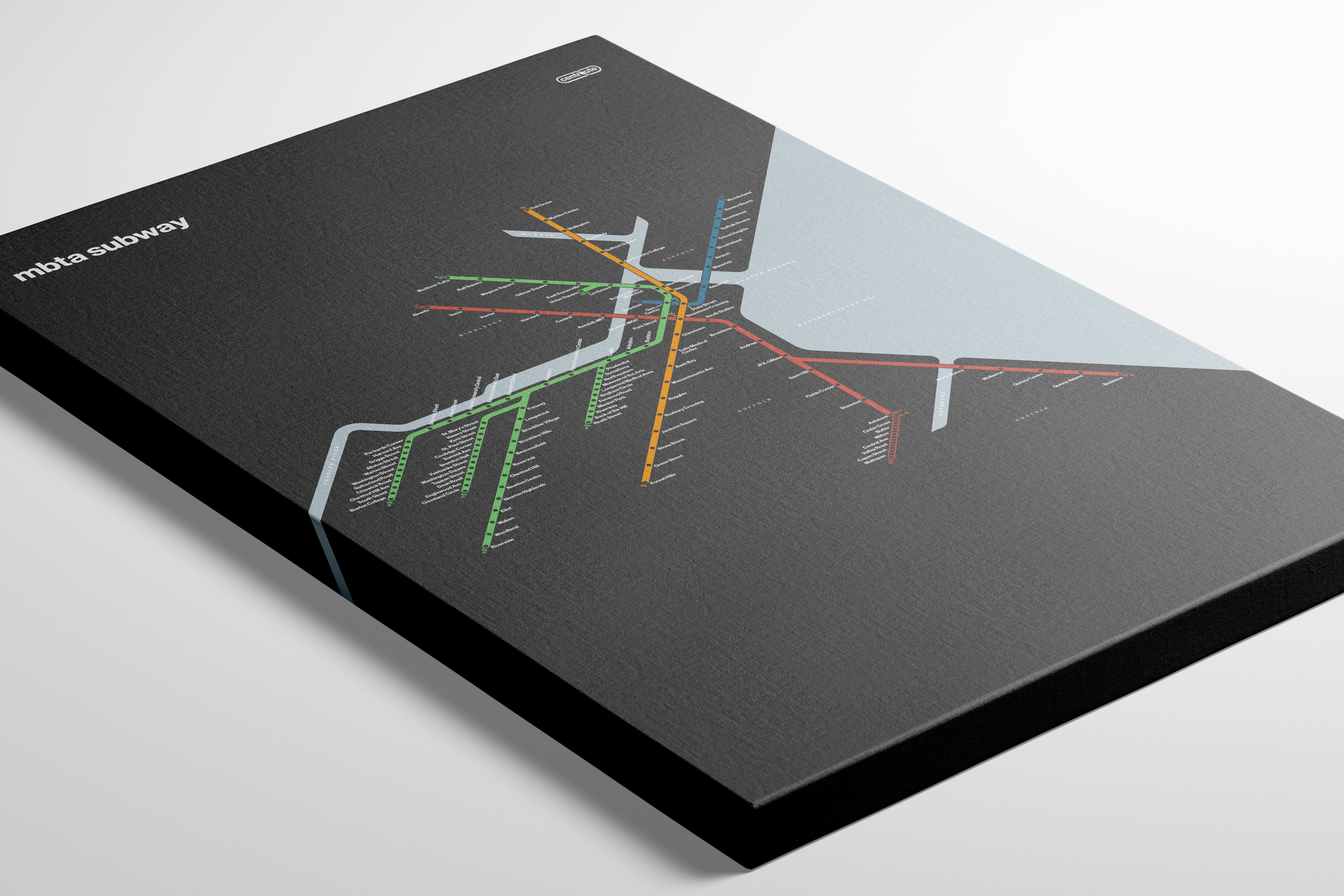 Boston T / Dark Mode System Map