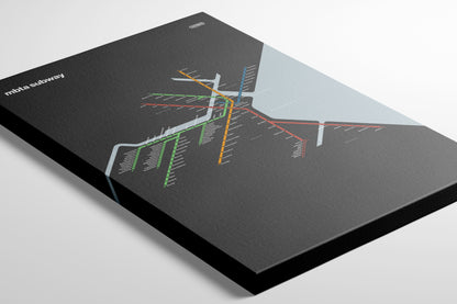 Boston T / Dark Mode System Map