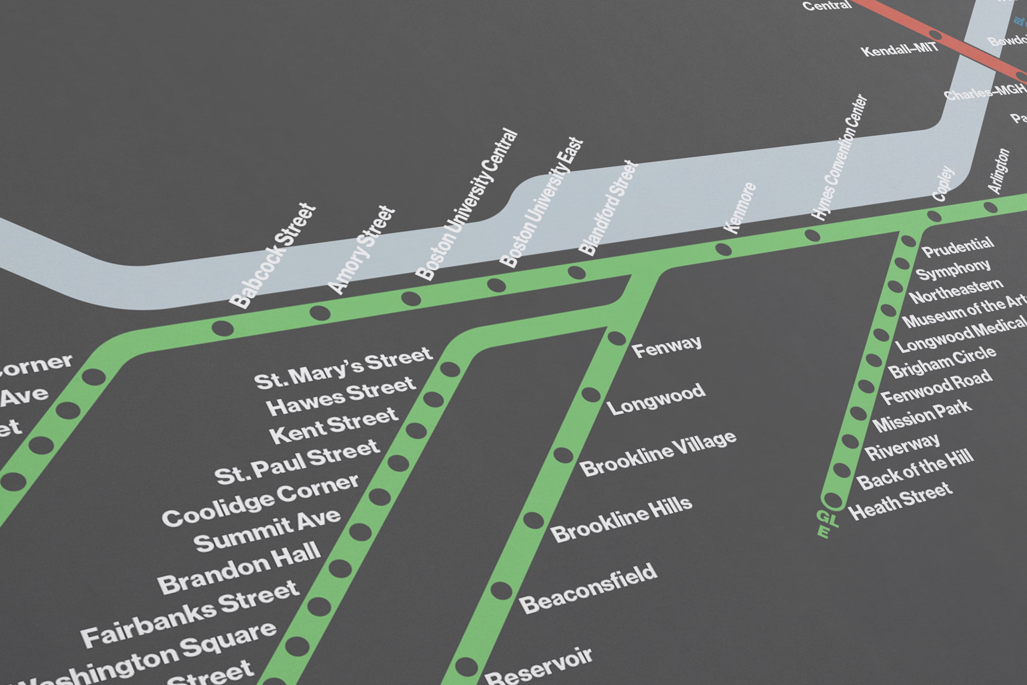 Boston T / Dark Mode System Map