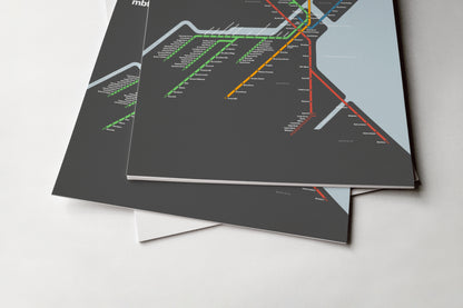 Boston T / Dark Mode System Map