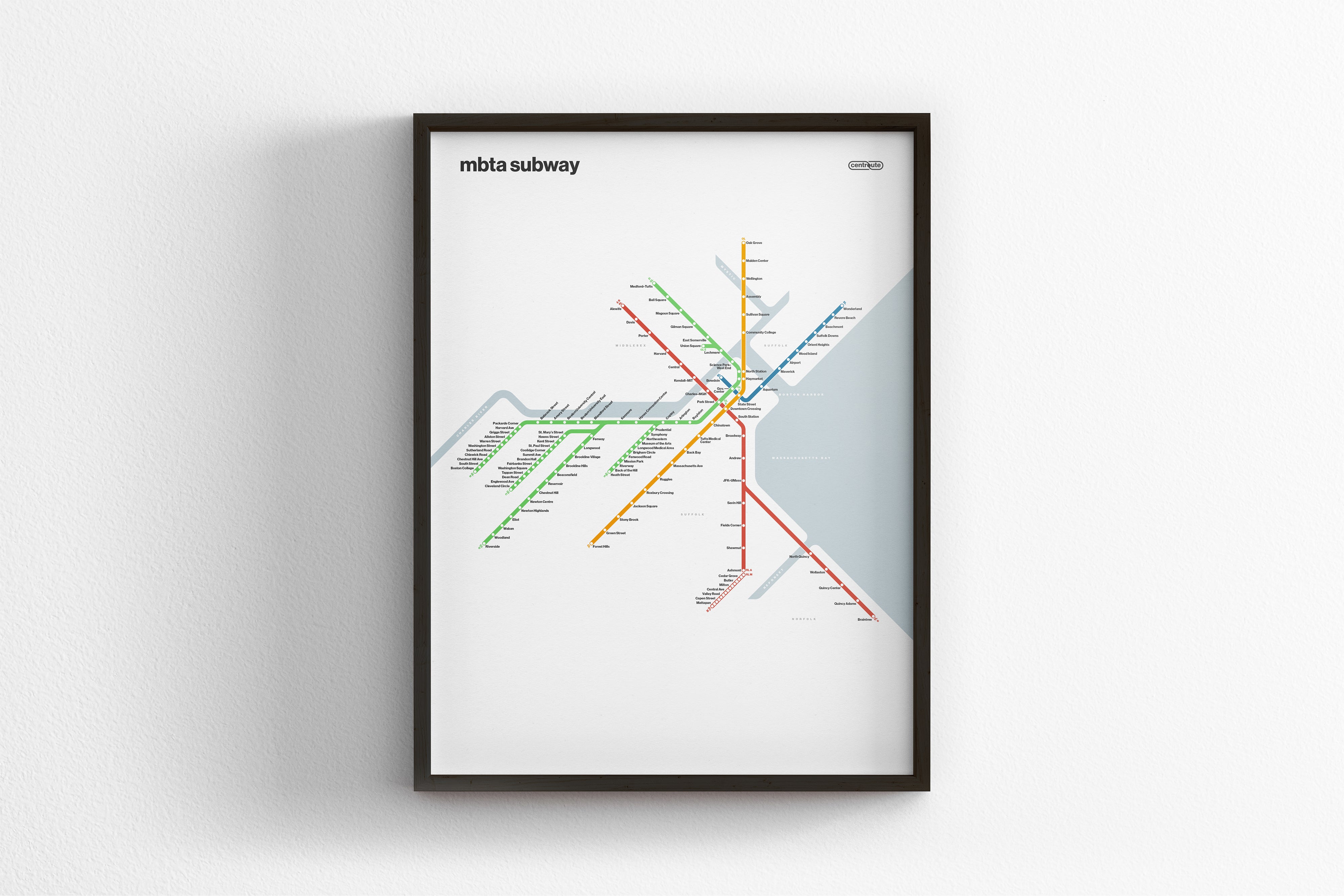 Boston T / Light Mode System Map