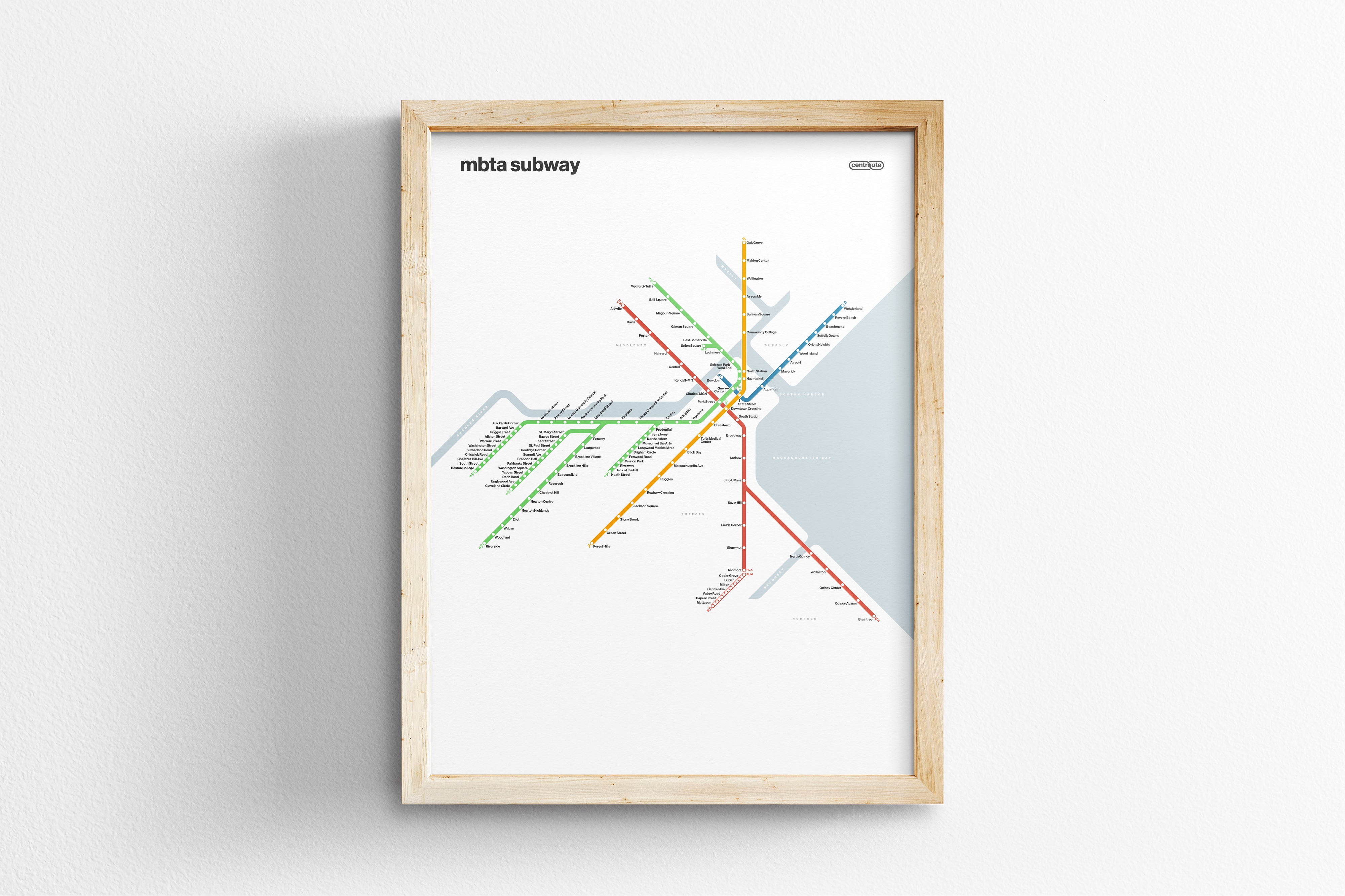 Boston T / Light Mode System Map