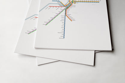 Manchester Metrolink / Light Mode System Map