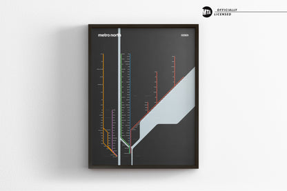 Metro North / Dark Mode System Map