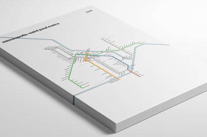 Minneapolis–St. Paul Metro / Light Mode System Map
