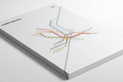Munich U-Bahn / Light Mode System Map