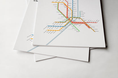 Munich U-Bahn / Light Mode System Map