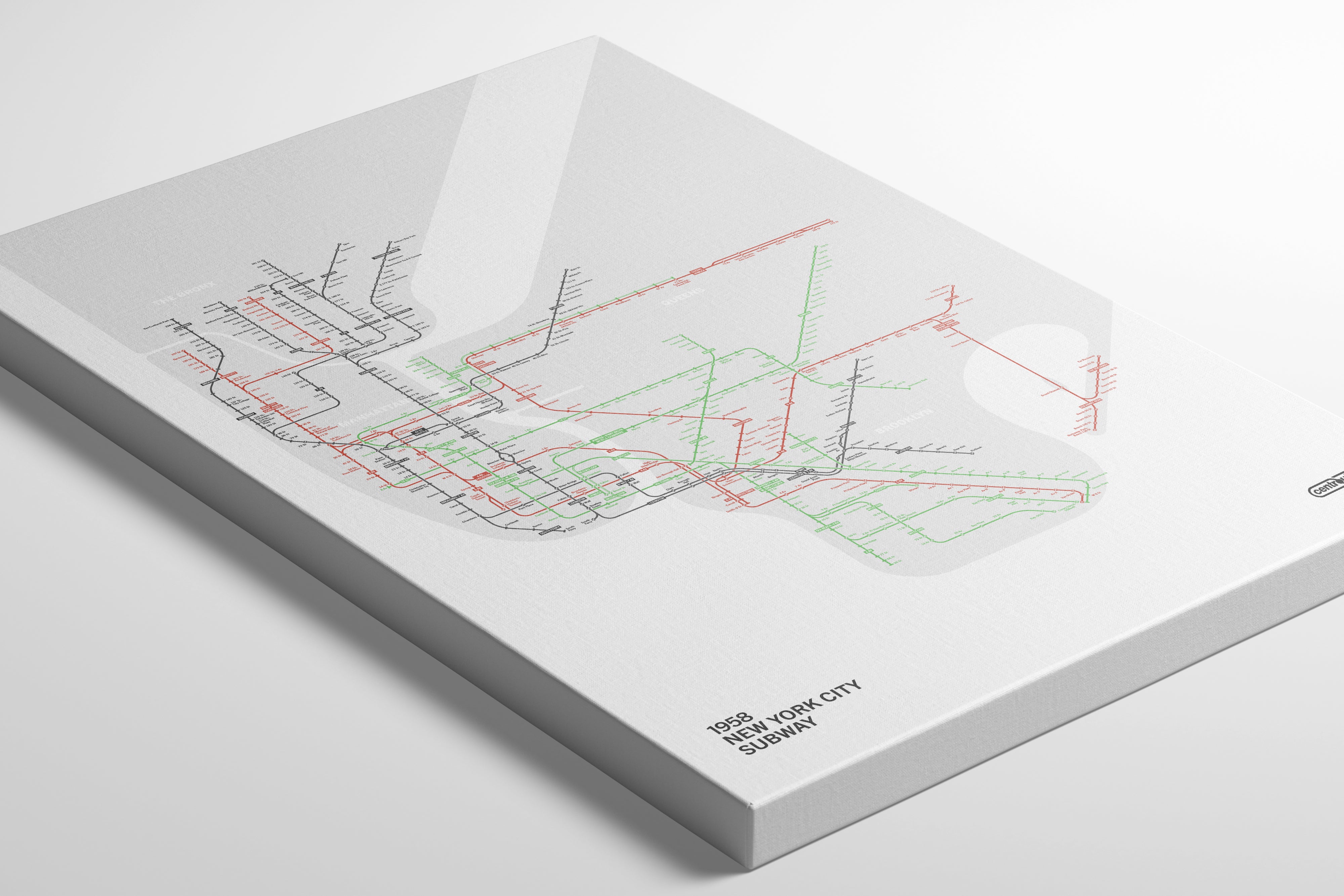 1958 NYC Subway / System Map