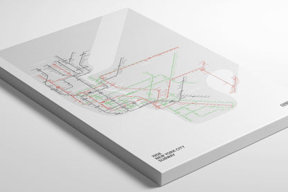 1958 NYC Subway / System Map