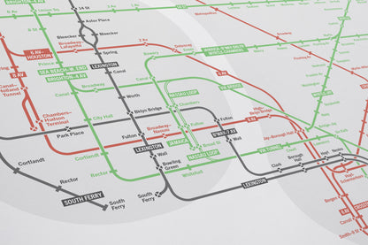 1958 NYC Subway / System Map