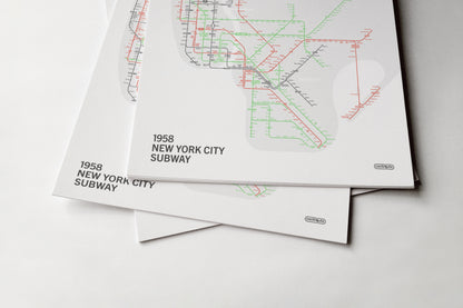 1958 NYC Subway / System Map