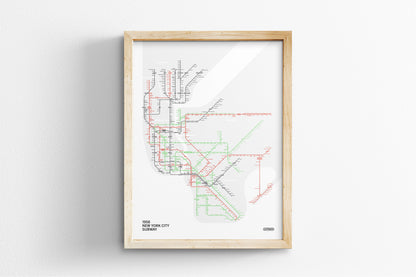 1958 NYC Subway / System Map