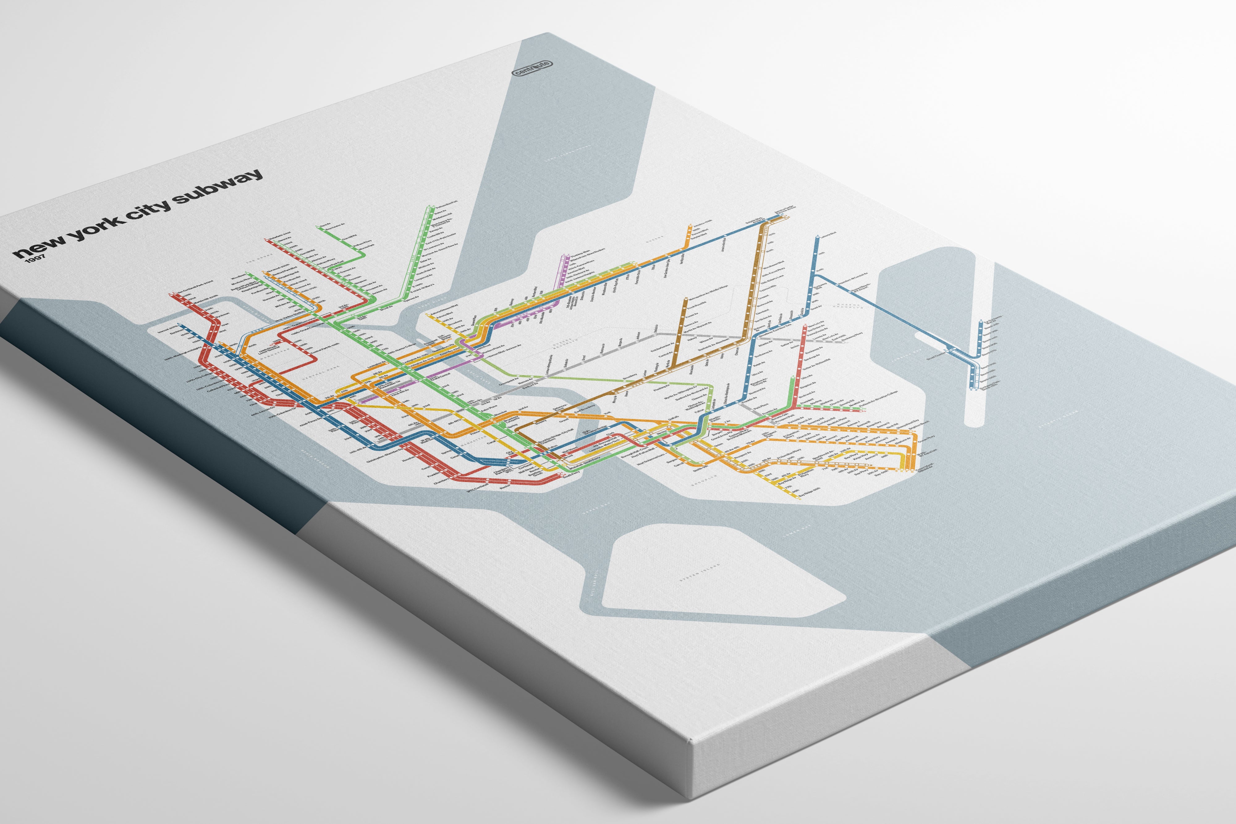 1997 NYC Subway / System Map