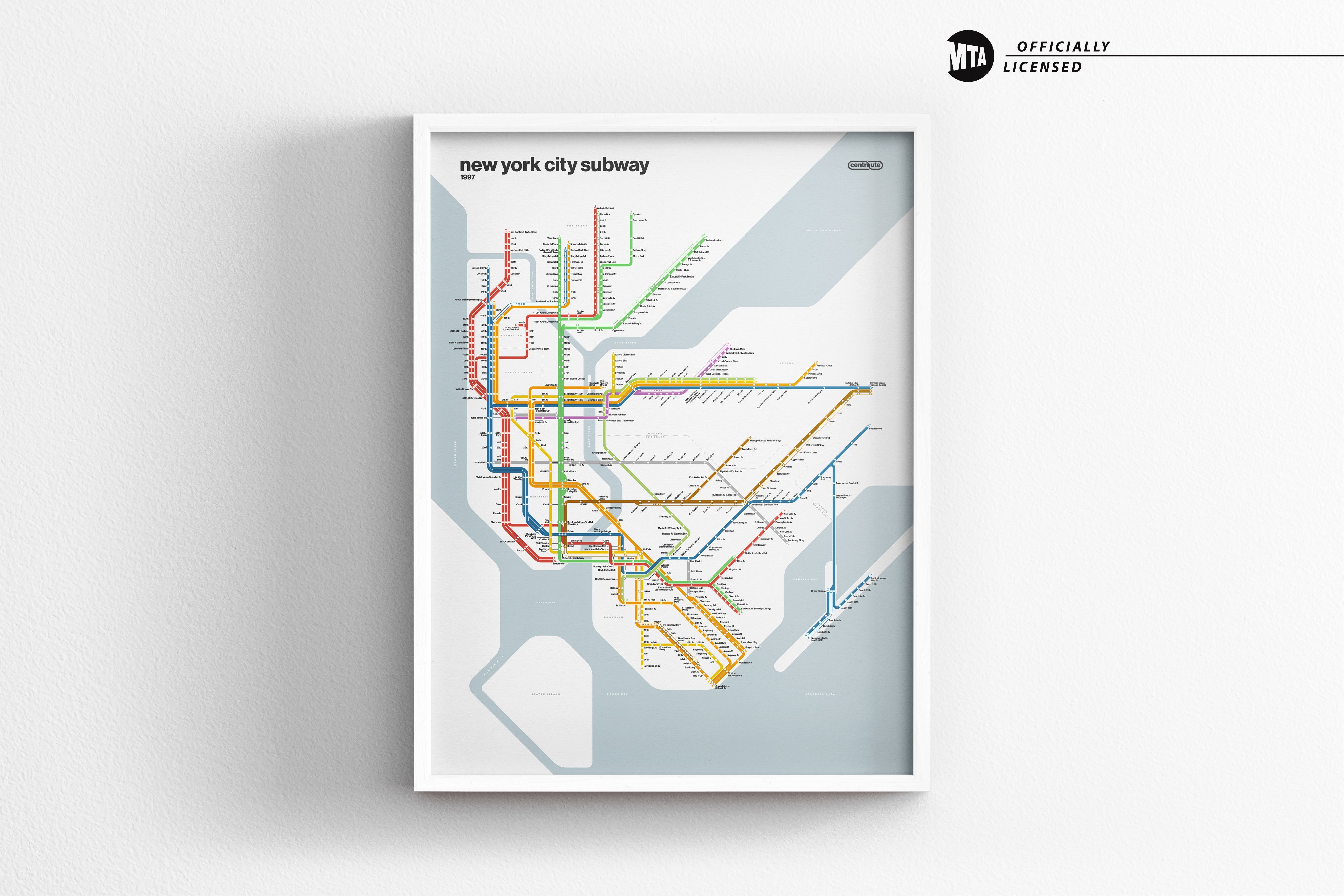 1997 NYC Subway / System Map