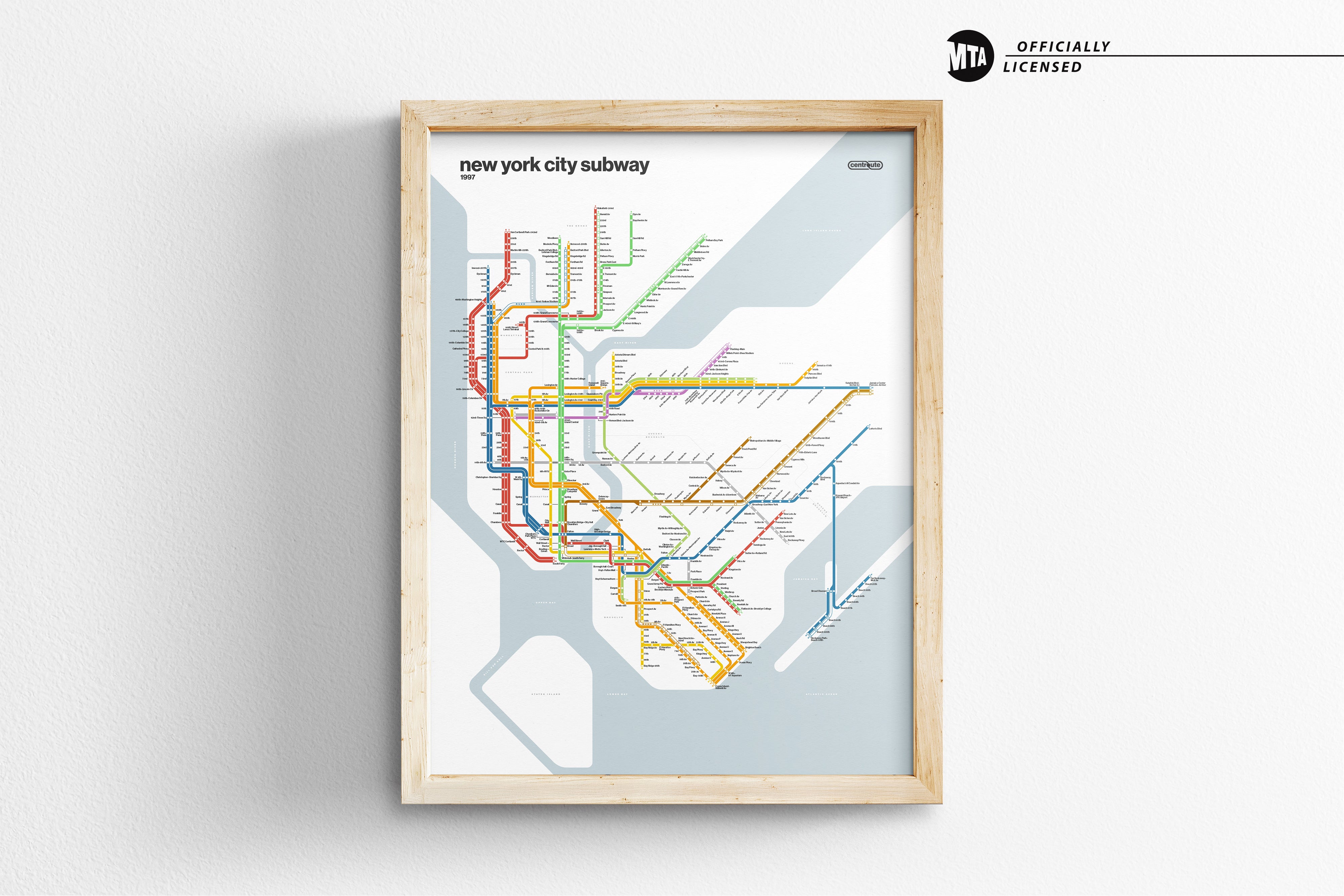 1997 NYC Subway / System Map