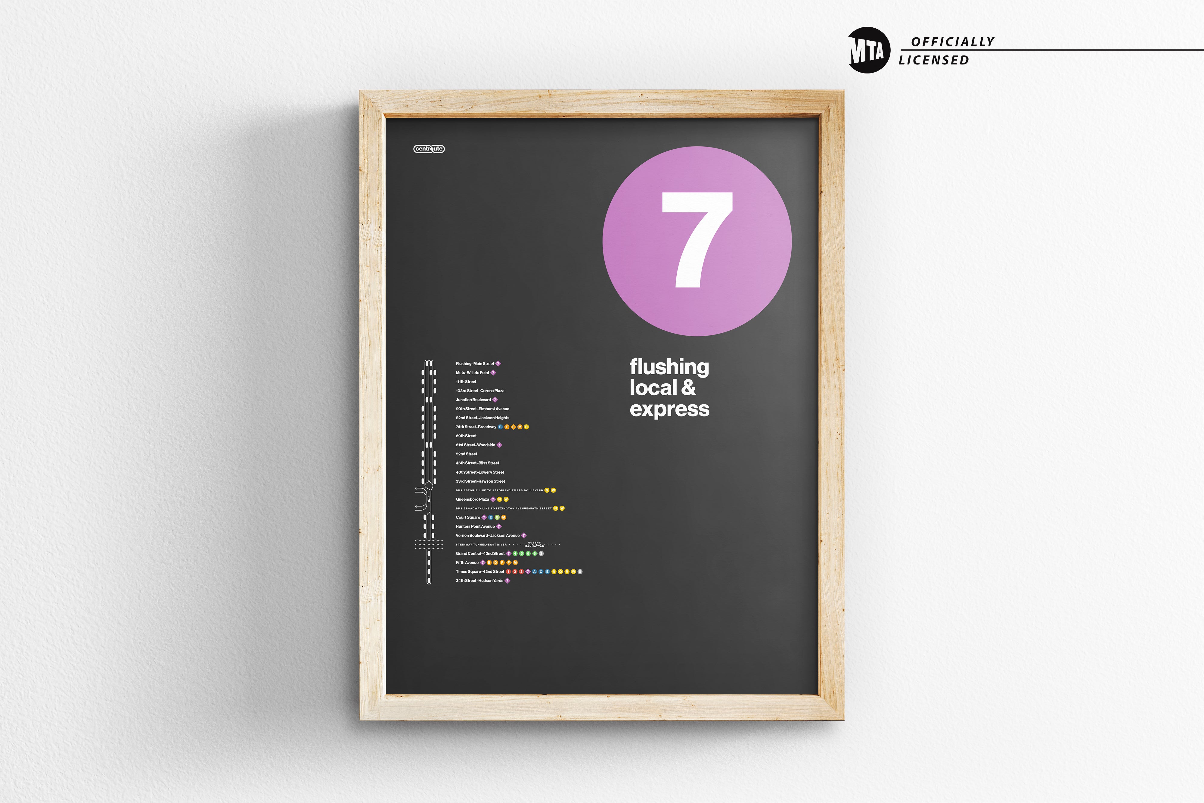 7 Train Map / NYC Subway
