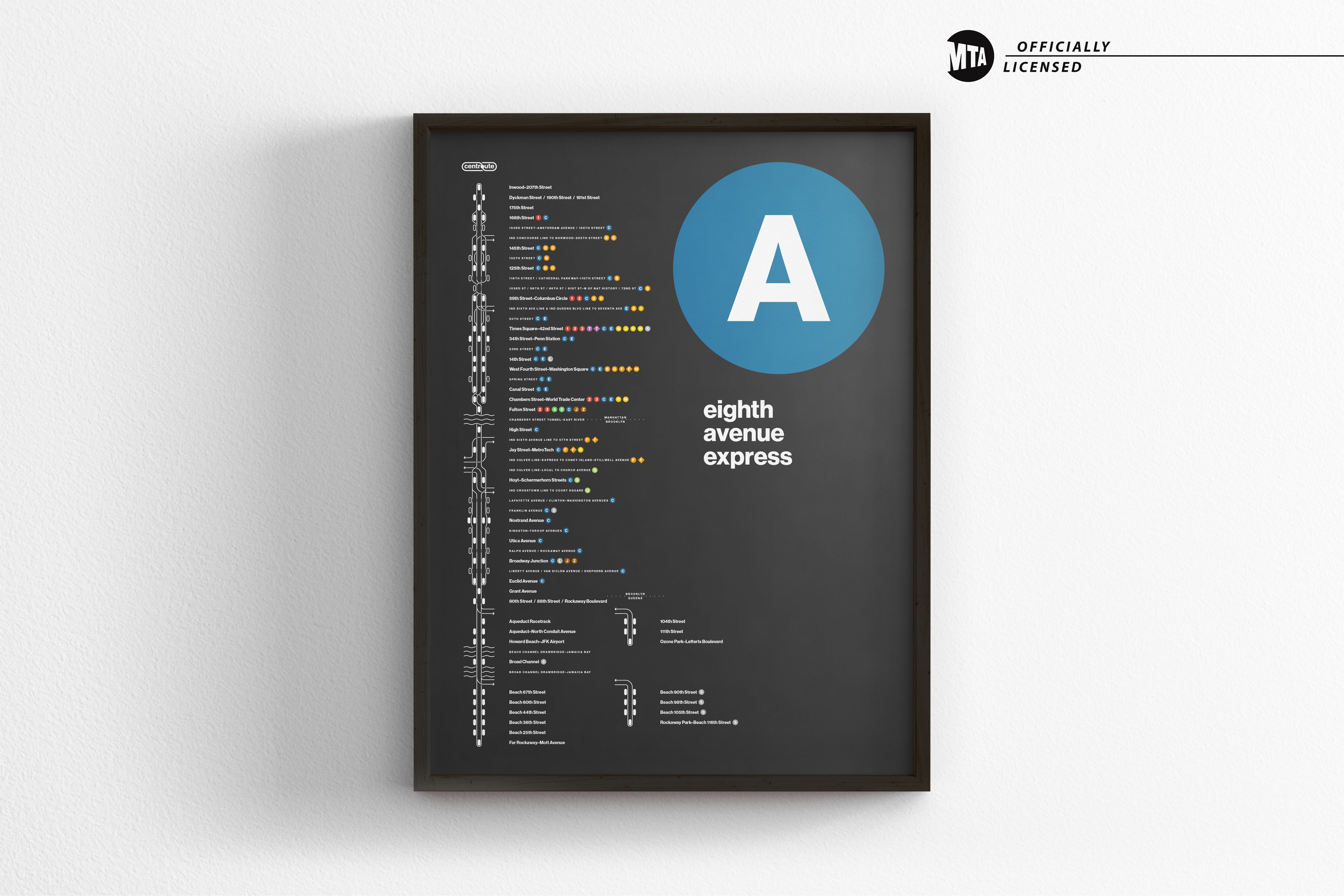 A Train Map / NYC Subway