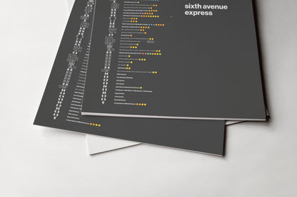 D Train Map / NYC Subway