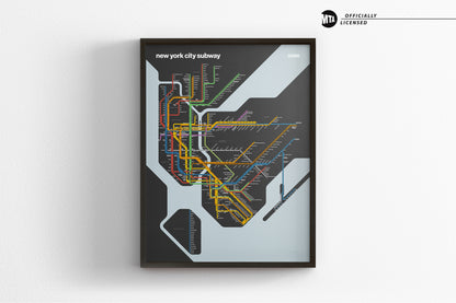 NYC Subway / Dark Mode System Map