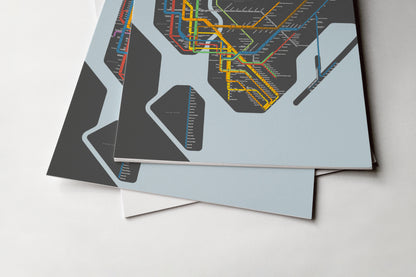 NYC Subway / Dark Mode System Map