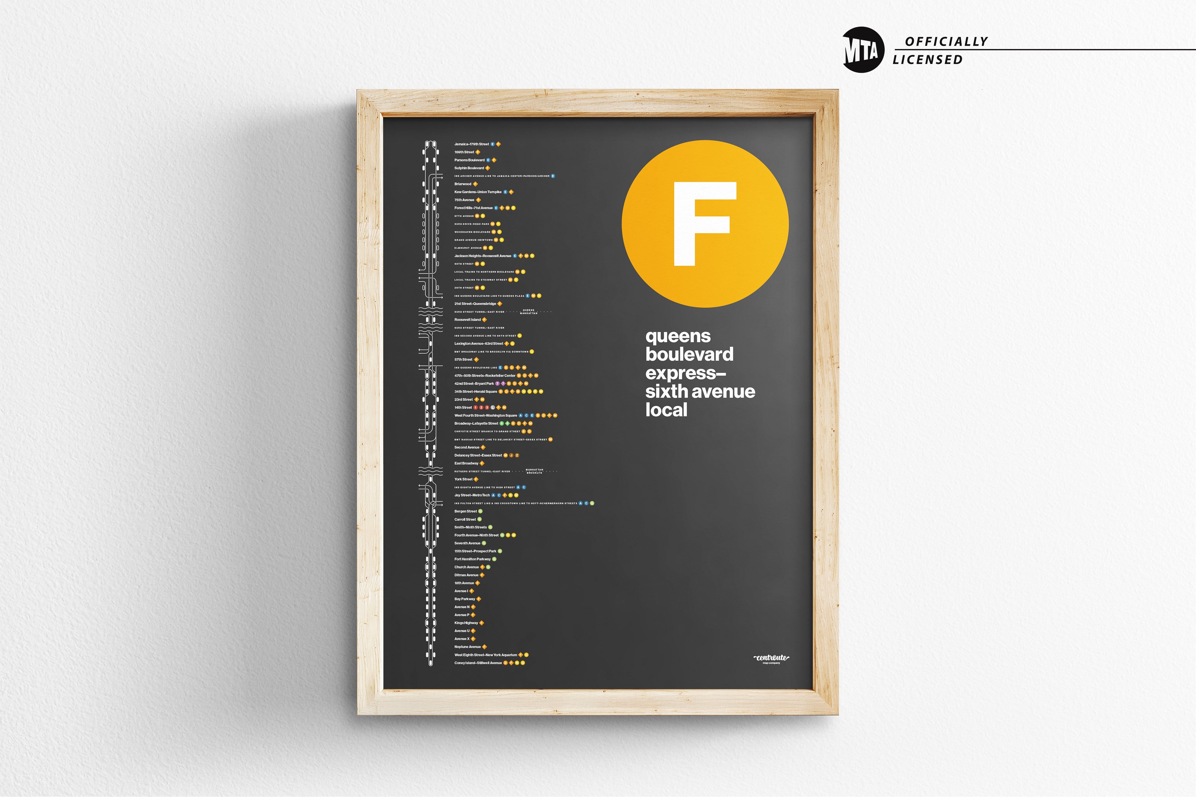 F Train Map / NYC  Subway