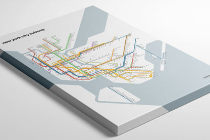 NYC Subway / Light Mode System Map